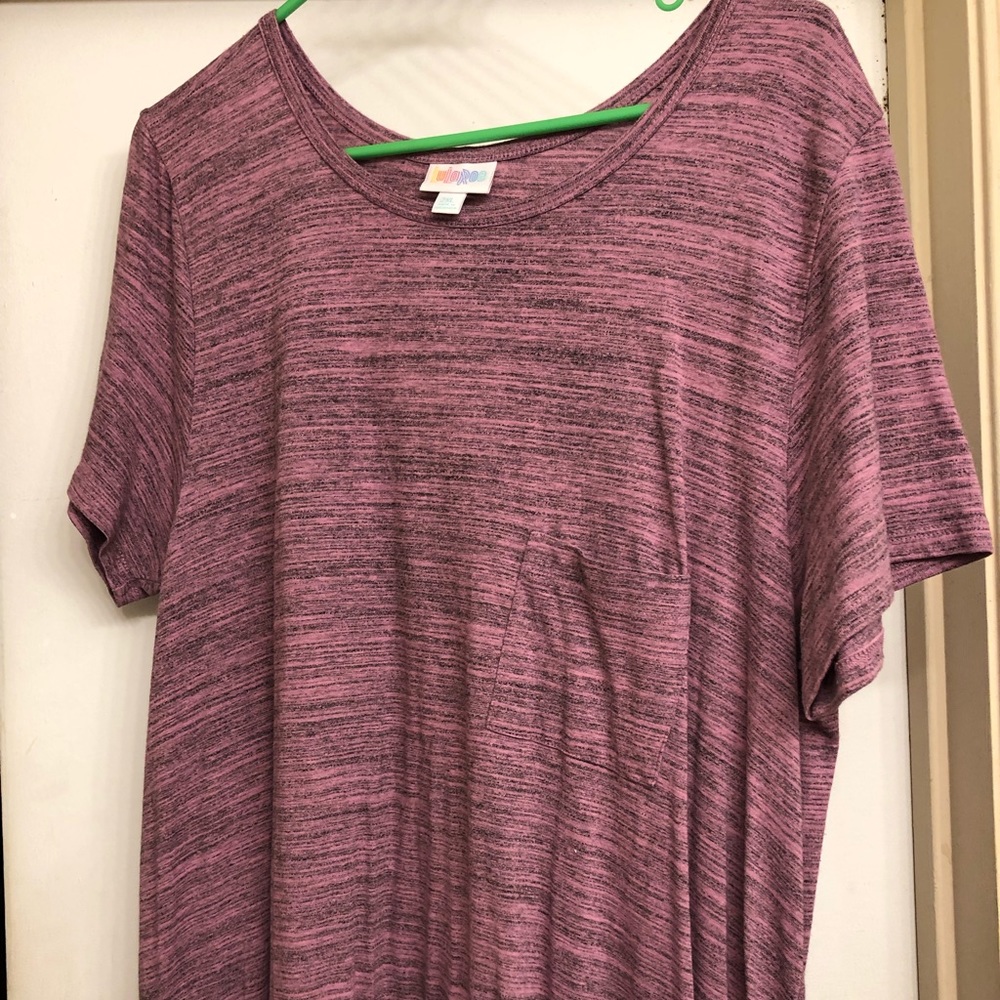 2x LuLaRoe Pink & Black Carly